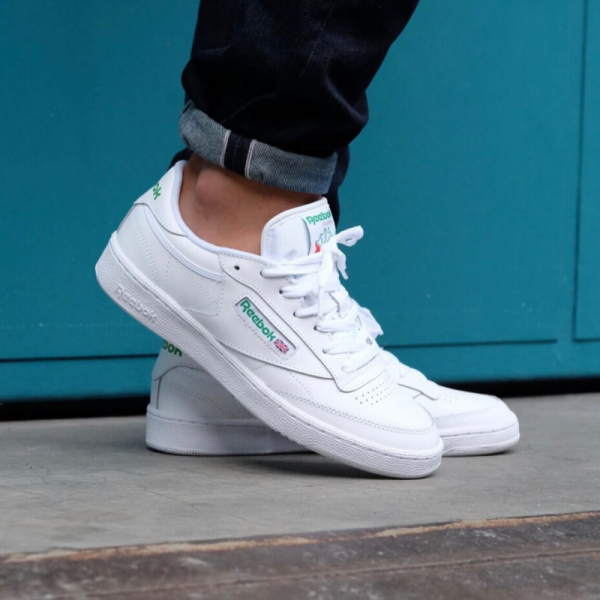 Кроссовки Reebok Club C 85 AR0456 (white-green)