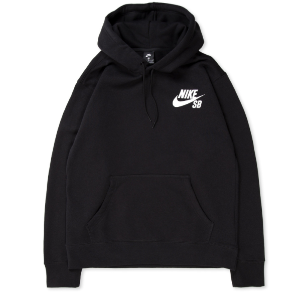 Худи Nike SB Icon PO Essential CW7064-010 (black-white)
