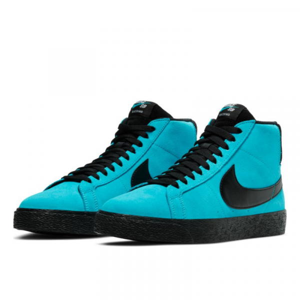 Кеды Nike SB Zoom Blazer Mid 864349-400 (baltic blue-black)
