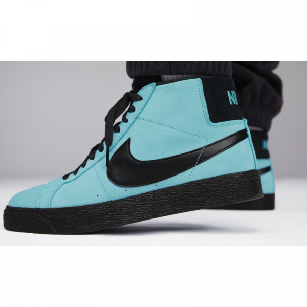 Кеды Nike SB Zoom Blazer Mid 864349-400 (baltic blue-black)