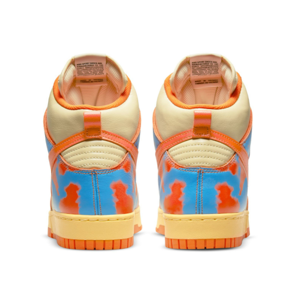 Кроссовки Nike Dunk Hi 1985 Sp DD9404-800 (orange-acid wash)