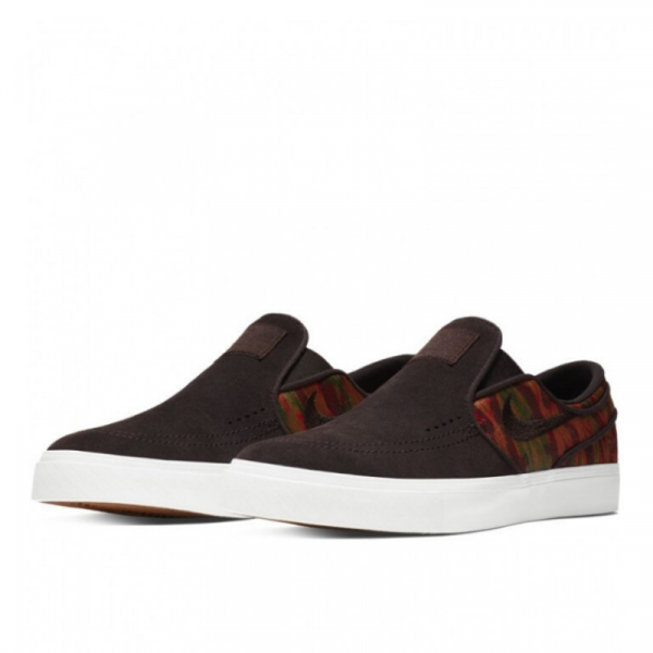 Кеды Nike SB Zoom Stefan Janoski Slip Premium 833582-200 (velvet brown-multi)