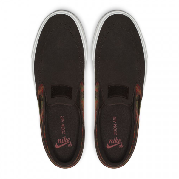 Кеды Nike SB Zoom Stefan Janoski Slip Premium 833582-200 (velvet brown-multi)