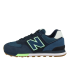 Кроссовки New Balance 574 ML574PU2 (natural indigo-blue-white-lime)